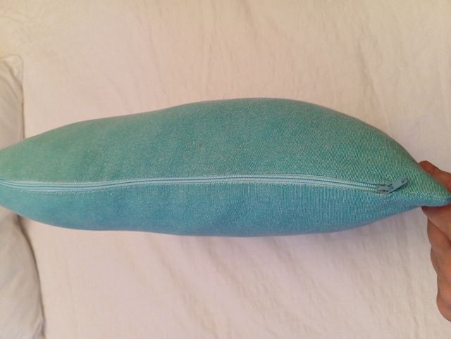 Cojín turquesa