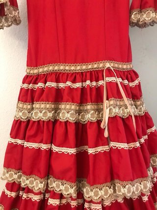 Traje flamenca