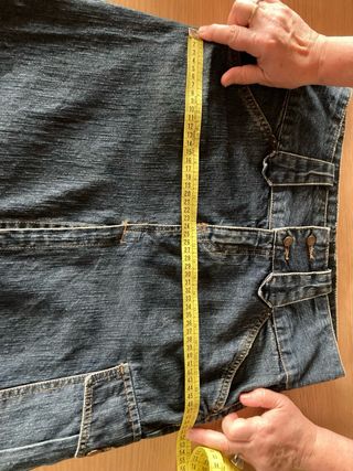Falda denim, mango