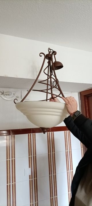 Lampara forja