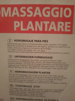 Hidromasaje para pies