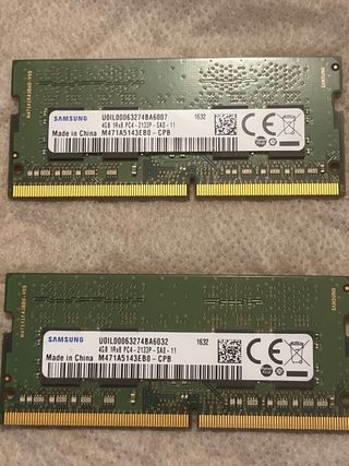 Lote de memoria Ram