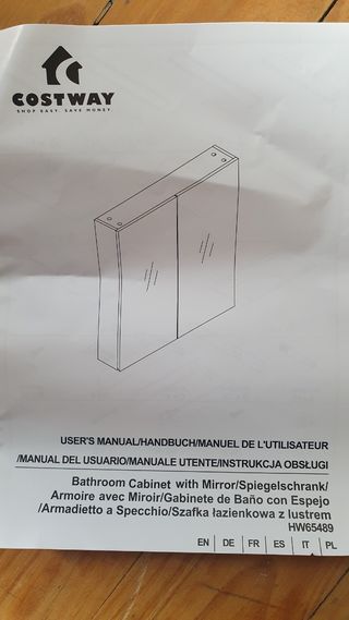 Mueble de baño con espejo