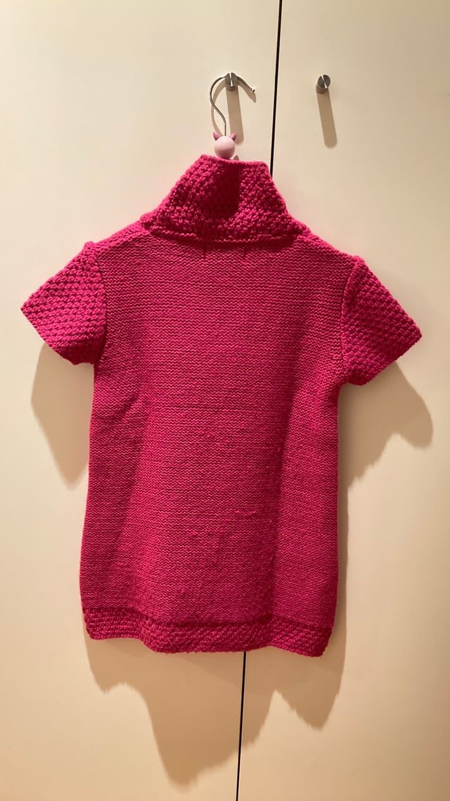 Vestido OshKosh cor fúcsia, 4 anos