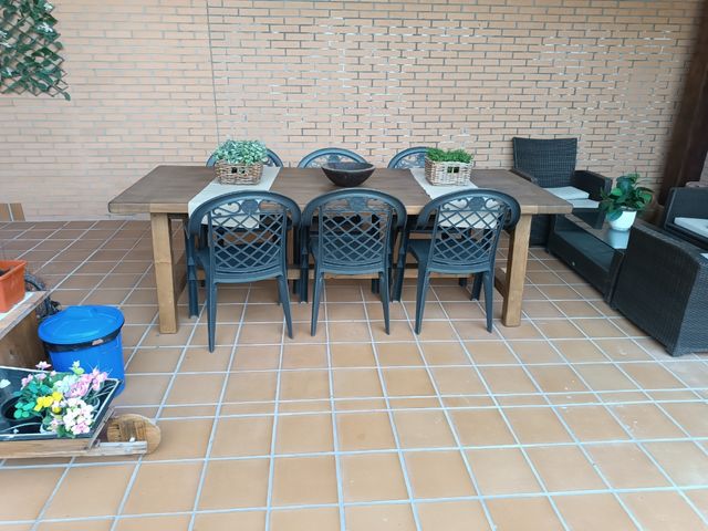 MESAS DE MADERA MACIZA