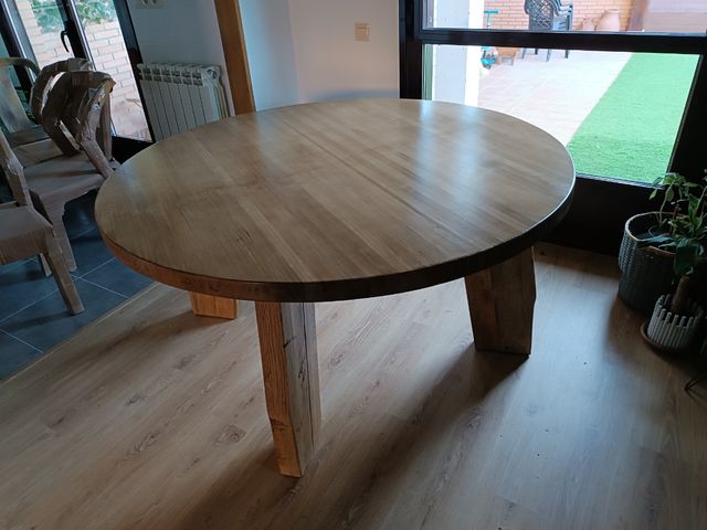 MESAS DE MADERA MACIZA