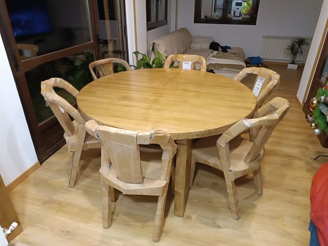 MESAS DE MADERA MACIZA