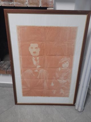 Foto incorniciata di Charlie Chaplin