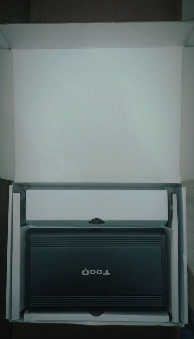 Custodia esterna Tooq e disco rigido da 3'5" da 500 Gb