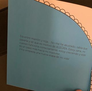 Mamá, me ha venido la regla