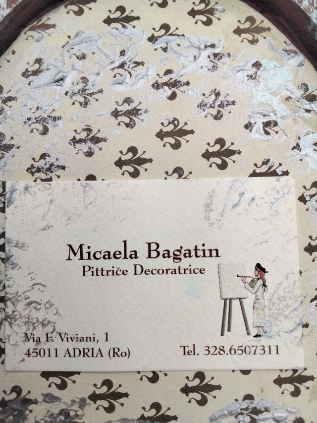 Quadro stile shabby Italia