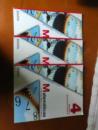 Libros matemáticas 4°ESO