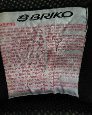 Casco esqui briko