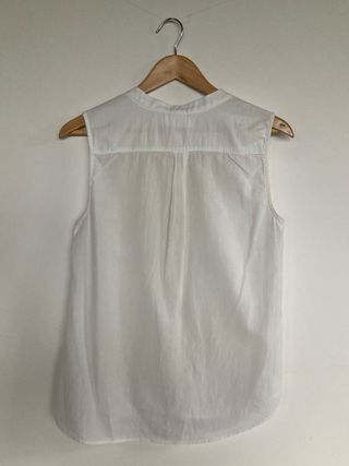 Blusa blanca sin mangas, H&M