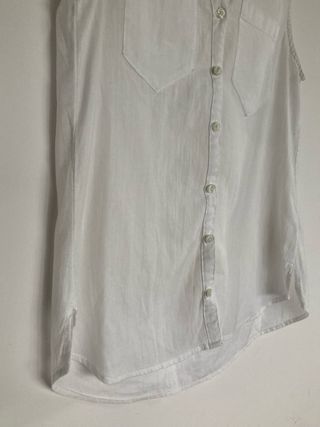 Blusa blanca sin mangas, H&M