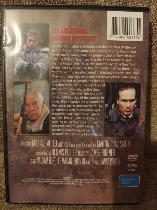 DVD Gorky Park 1893 con W. Hurt