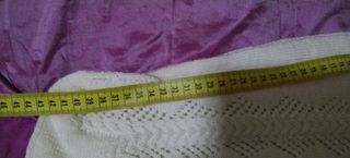 Medias de traje regional. Tejido artesanal