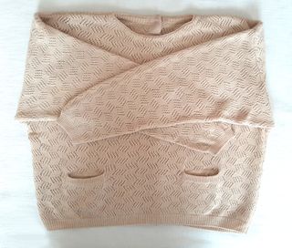 Jersey beige calado Benetton