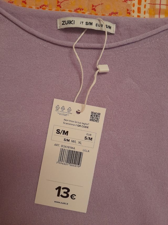 Maglioncino primaverile lilla