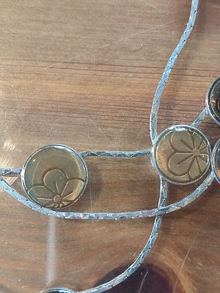 COLLAR DE BISUTERÍA CON ABALORIOS COLOR ÁMBAR 