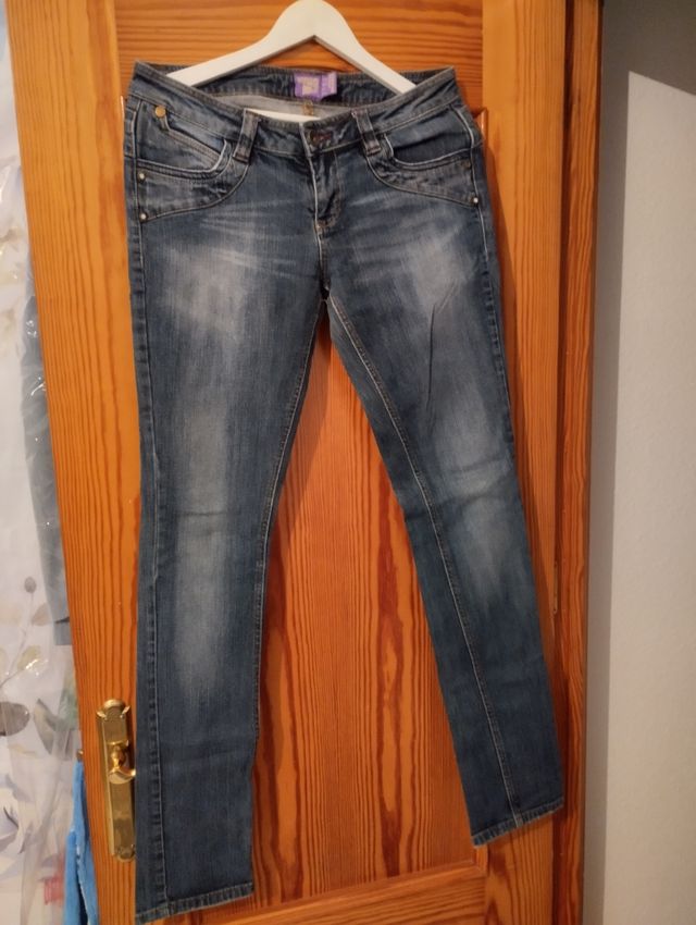 Pantalón vaquero Bershka denim