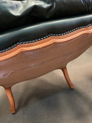 ✅sillon cuero antiguo original perfecto estado