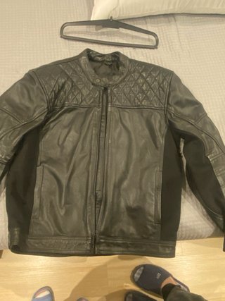 Chaqueta de cuero moto