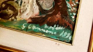 QUADRO con Paesaggio Naturale ad Olio - G. CANNONE