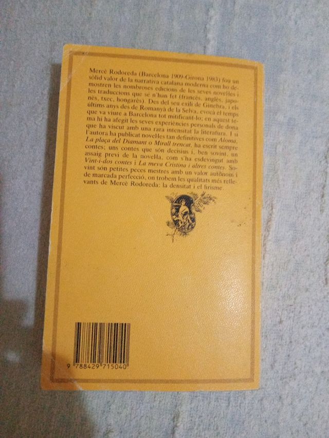 Llibre Tots Els Contes - Merce Rodoreda.