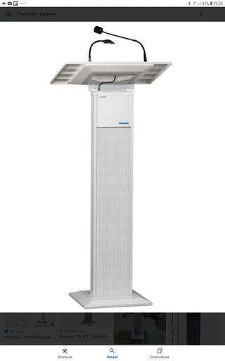 Atril autoamplificado Work  CSV 640 Venta Alquiler