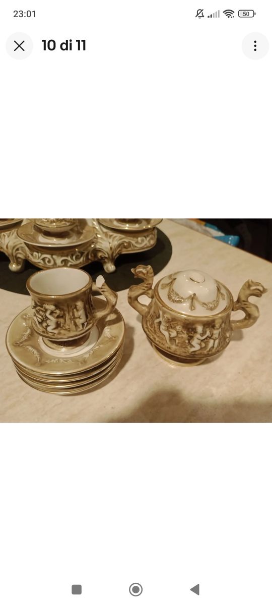 Set centrotavola Capodimonte