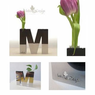 Lettere M Portafiori Portafoto Bomboniera
