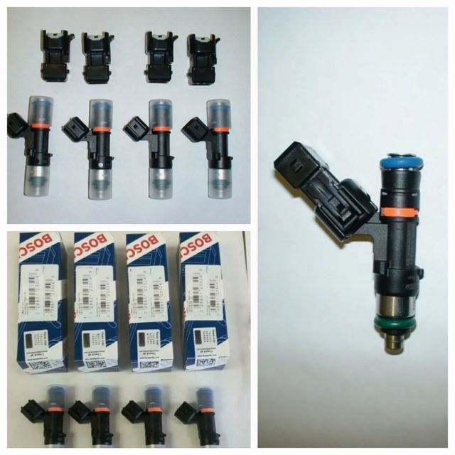 4 Inyectores Bosch 550cc 1.8T+Conectores
