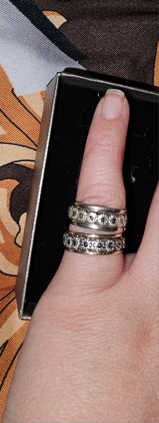 Anillos plata de ley y oro 18k