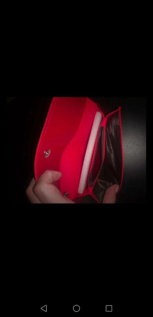 Portafoglio donna rosso