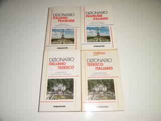 4 LIBRI:4 DIZIONARI LINGUISTICI:FRANCESE e TEDESCO