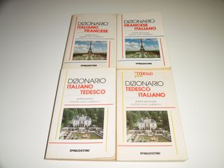 4 LIBRI:4 DIZIONARI LINGUISTICI:FRANCESE e TEDESCO
