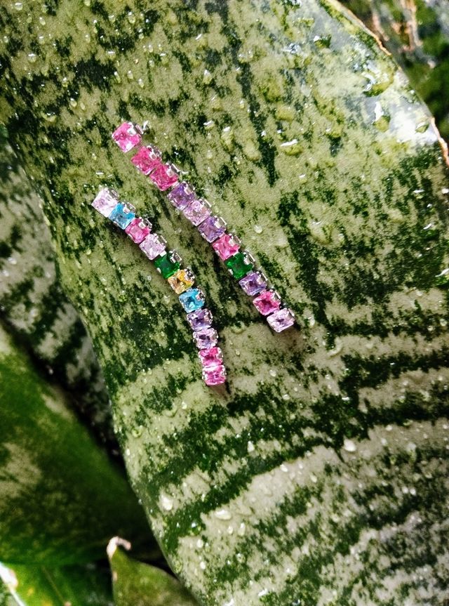 Pendientes strass Zara