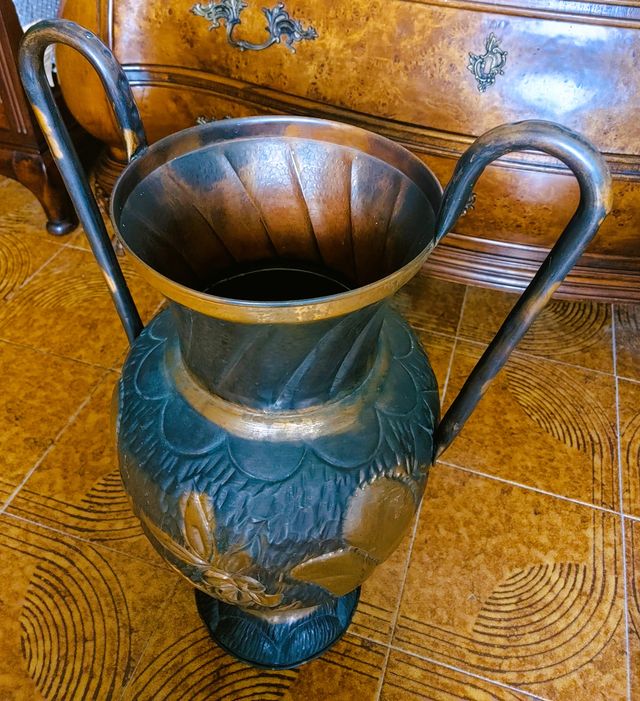 Portaombrelli in RAME realizzato interamen. a mano