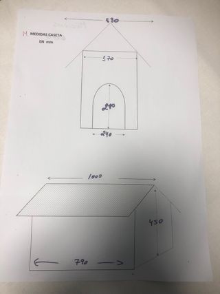 Caseta perro mediano