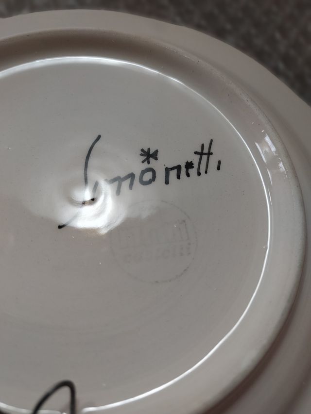 Piatti ARTISTICI "Ceramica dei CASTELLI”.