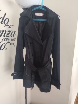 Gabardina de raso Talla M
