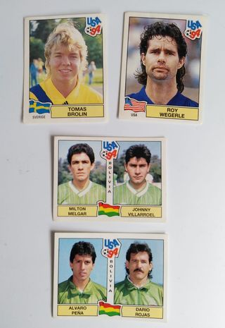 Cromos Panini Mundial USA 94