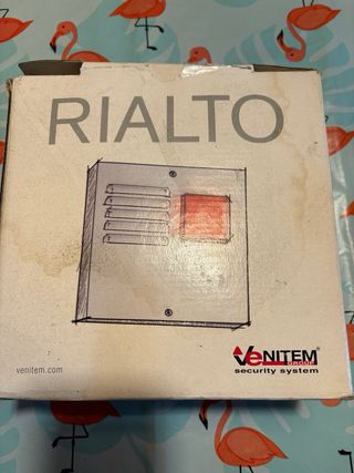 Rialto civetta solo contenitore per allarme