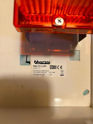 Rialto civetta solo contenitore per allarme