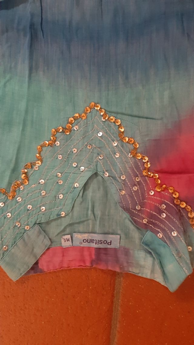 Camicia blusa etnica Positano