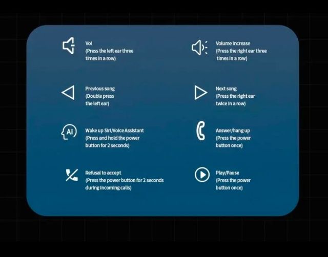 Auriculares inalámbricos con cadena 