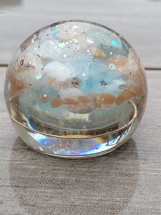 Lampada con pietre naturali