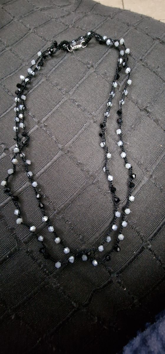 Collana cristalli vetro swarovski