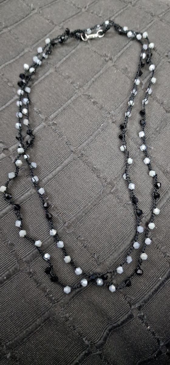 Collana cristalli vetro swarovski